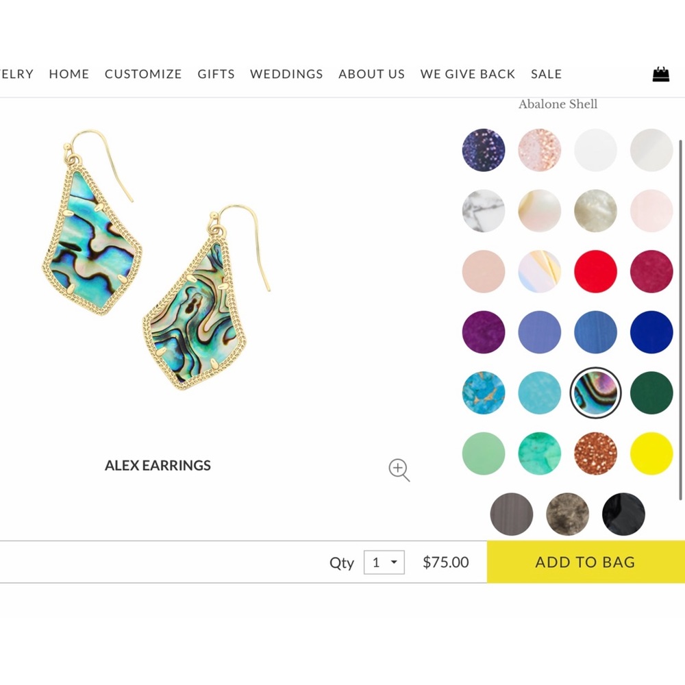 Kendra Scott Alex earrings